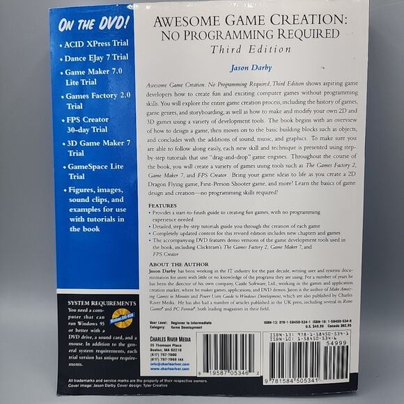 Awesome Game Creation: No Programming Required 3rd Edition With CD ROM - Picture 2 of 16